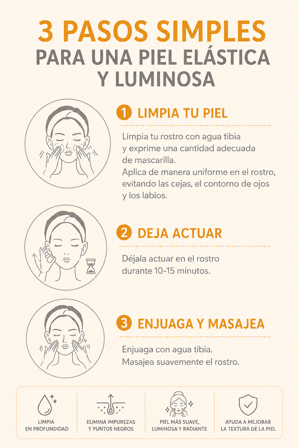Mascarilla Facial de Oro Exfoliante (80g)